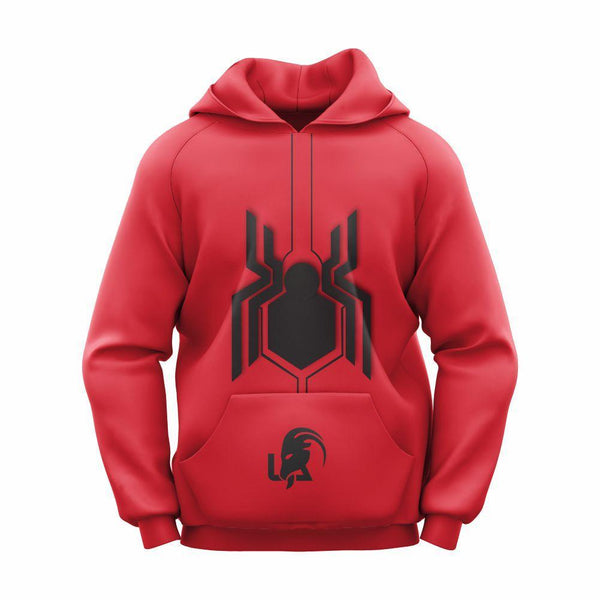 Men's Crawling 🕷️ Printed Fleece Hoodie