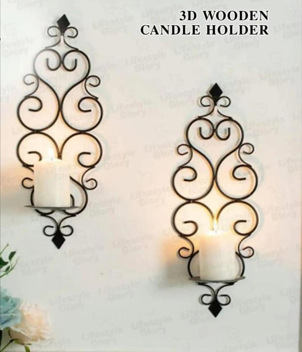 2 pcs 🕯️ Wall Candle Shelves Set - Add Warmth and Style to Your Home 🕯️