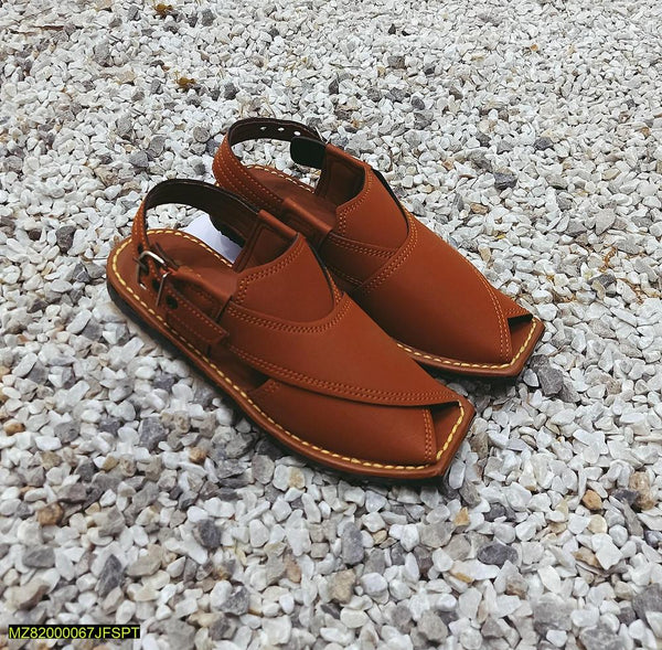 Men's *Stylish PU Chappal with Buckle Closure - Comfort at Its Best! 👣💼* Handmade Peshawari Sandles