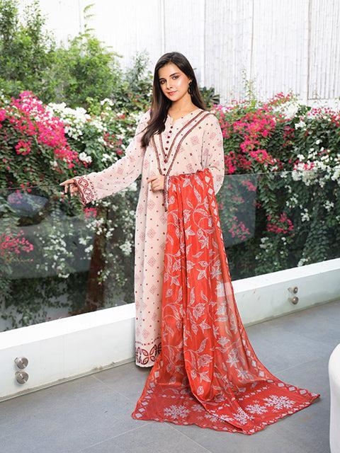 Orion Cocktail Dress- *Elegant Chiffon Shirt and Dupatta Set* 2 Pcs