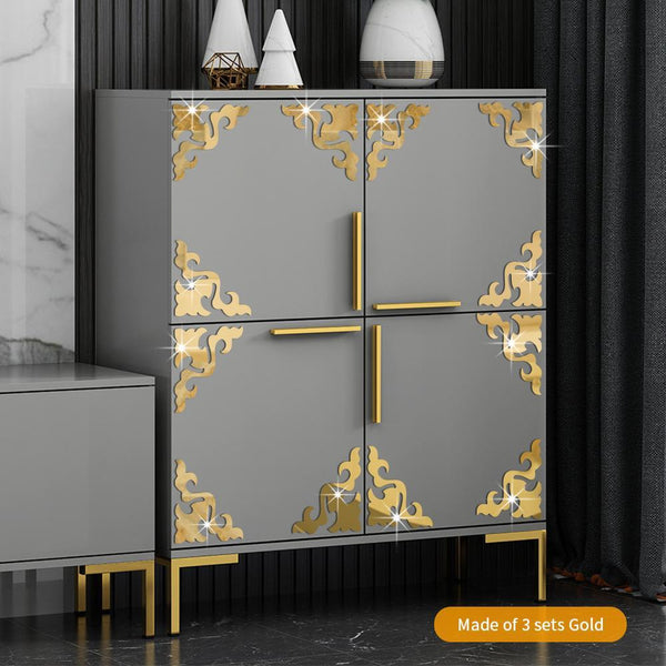 *Golden Acrylic Decorative Pieces - Add a Touch of Luxury to Your Space! 🏠💫*