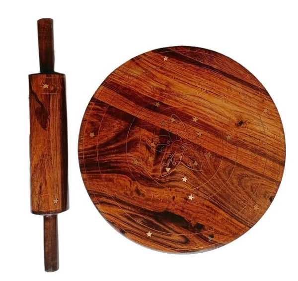 *Wooden Chakla Belna Set - Add a Touch of Tradition to Your Kitchen! 🍳👌*