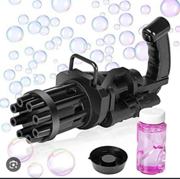 *8-Hole Electric Bubble Gun Machine - Endless Fun for Kids and Adults! 🎉👧*