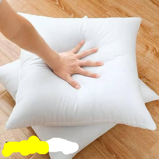 *5-Piece White Polyester Cushion Fillings Set 🛋️*