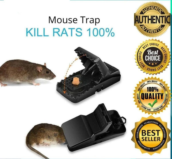 🐭 Black Plastic Mouse Trap - Effective and Humane Pest Control 🚫