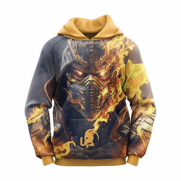 Unisex Printed Fleece Hoodie – Cozy, Trendy & Comfortable!