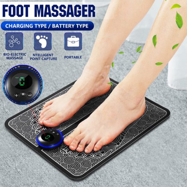 🦶 Electric Acupuncture Foot Massage Mat – Ultimate Relaxation & Pain Relief! ✨