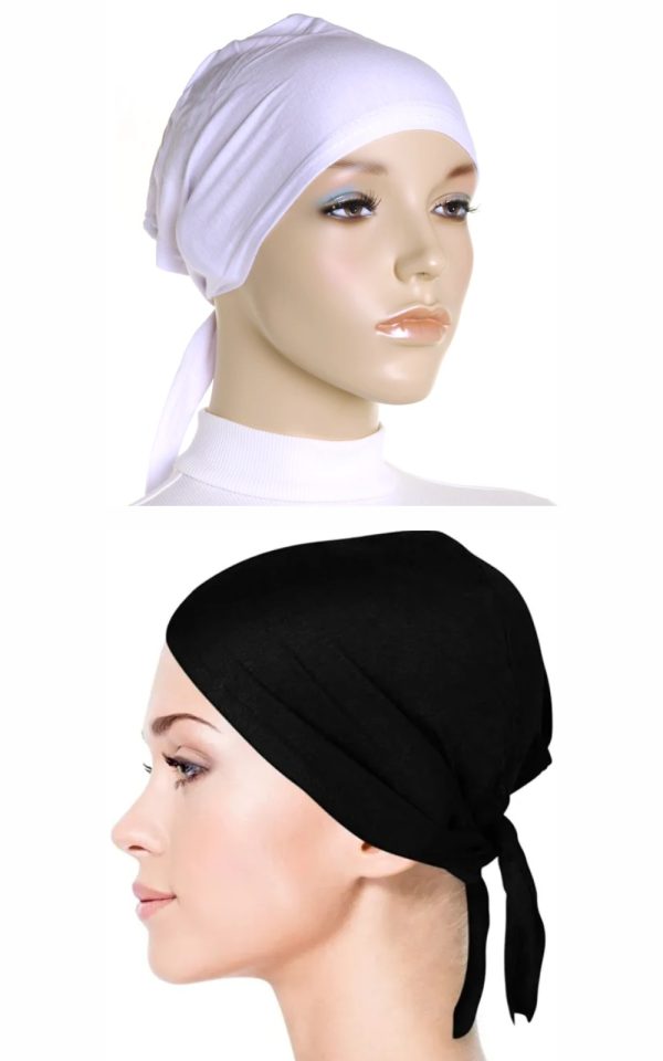 🧕‍♀️ Soft Cotton Hijab Undercap - All-Day Comfort and Secure Fit! 😊 - Pack Of 2!